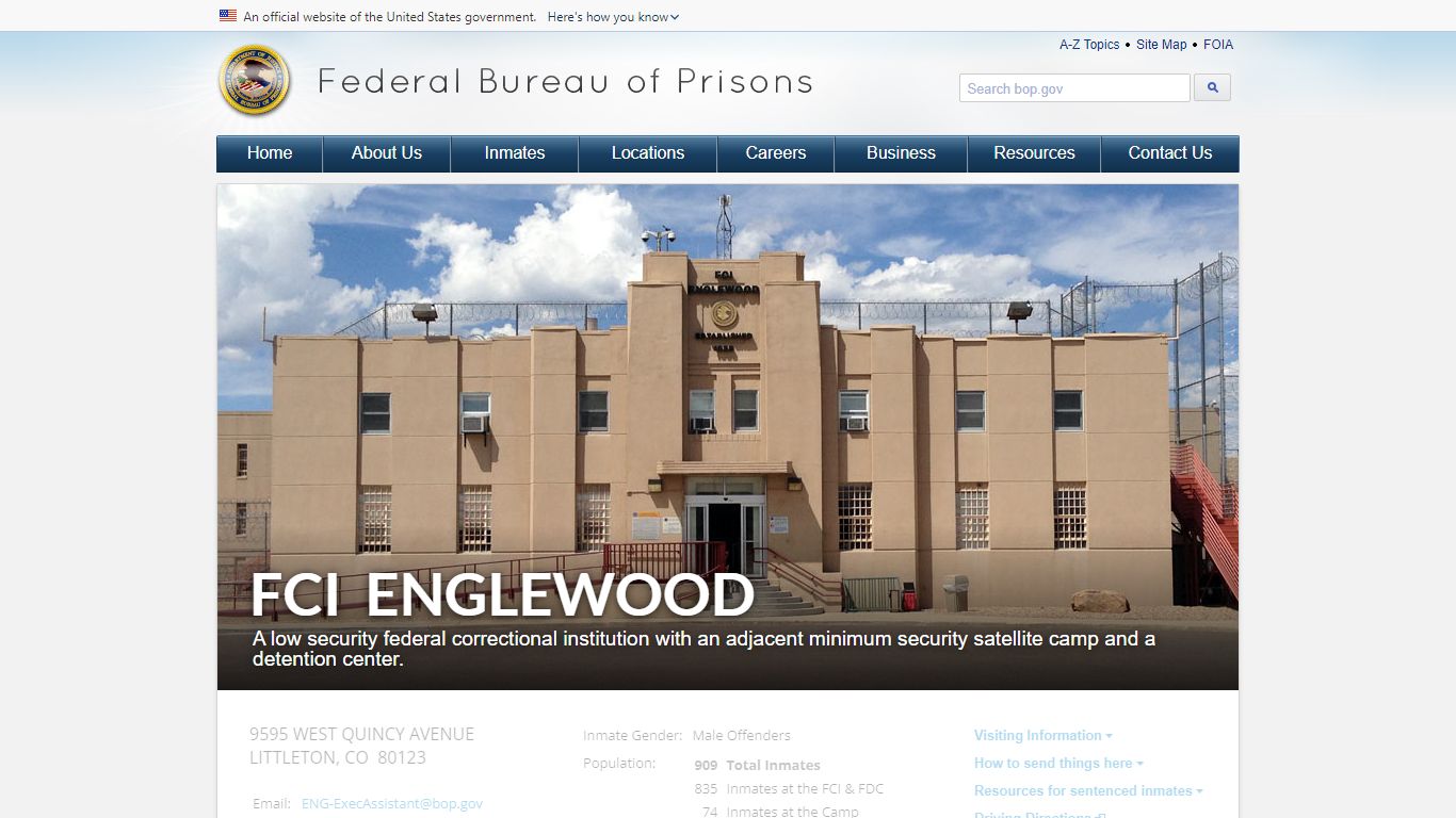 FCI Englewood - Federal Bureau of Prisons