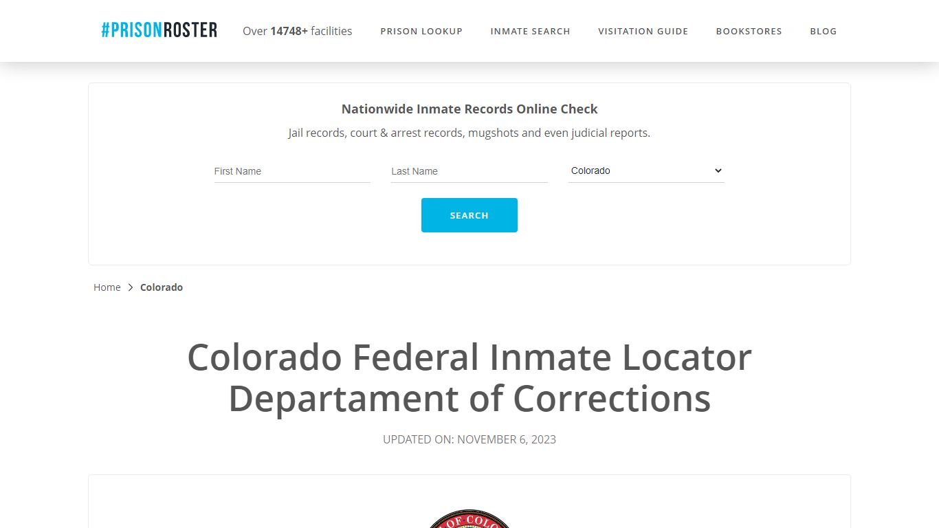 Colorado Federal Inmate Search - Prisonroster